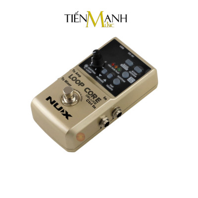 Phơ Guitar tạo vòng lặp Nux Loop Core Effect Pedal Kèm Pick (Bàn đạp Looper Fuzz - Thời gian ghi âm 6h)