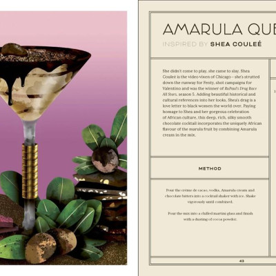 Sách - Dragtails - Fierce Cocktails Inspired by Drag Royalty by Greg Bailey (UK edition, Hardcover)