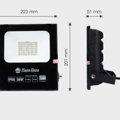 Đèn LED chiếu pha Rạng Đông 50W