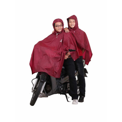 Áo mưa cánh dơi 2 đầu chất liệu vải dù siêu dày dặn, có túi đựng dễ bảo quản, màu sắc giao ngẫu nhiên