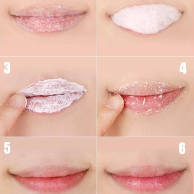 Tẩy Da Chết Sủi Bọt Thải Độc Môi Unpa Bubi Bubi Lip 12ml