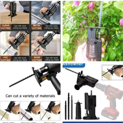 BỘ CHUYỂN ĐỔI TỪ MÁY KHOAN THÀNH MÁY CƯA GỖ SẮT CƯA LỘNG ĐA NĂNG THUẬN TIỆN