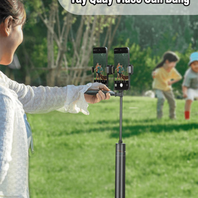 Cây quay điện thoại, livestream, tik tok, video đôi MP-20, gậy selfie tự sướng gấp gọn, máy tính bảng, học tập online, hàng chính hãng