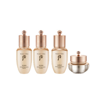 Bộ Dưỡng Trắng Da, Ngăn Ngừa Lão Hoá The History of Whoo Cheonyuldan Ultimate Regenerating 4pcs Gift Set