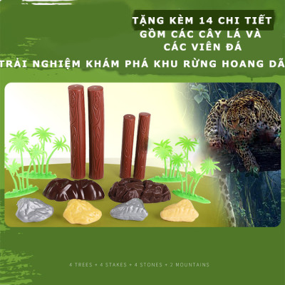 Đồ Chơi Mô Phỏng Các Con Thú Hoang Dã Dành Cho Trẻ Em