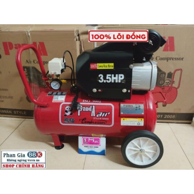Máy nén khí PANDA 30L - 3.5HP, Chuyên dùng cho công trình, Bảo hành chính hãƞg, 100% Dây đồng