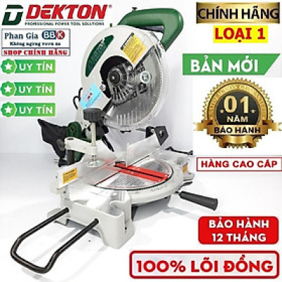 [chính hãƞg] Máy cắt nhôm trực tiếp DEKTON 1800W, Mô tơ 100% Dây đồng, Hàng cao cấp, Bảo hành 1 năm