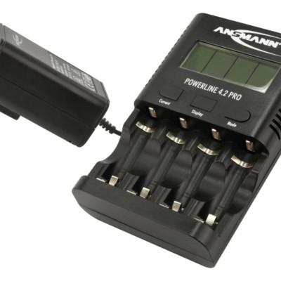Bộ sạc, xả, đo dung lượng pin AA - AAA ANSMANN PowerLine 4.2 Pro - Hàng Nhập Khẩu
