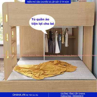 GIƯỜNG TẦNG THÔNG MINH CAO CẤP OHAHA - FUNYKID