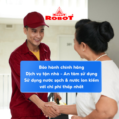 Máy Lọc Nước RO Hydrogen Kiềm Nóng Thông Minh Lạnh ROBOT HydroElite-9 - Hàng Chính Hãng