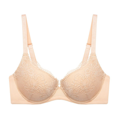 Áo lót ren nữ nâng ngực có gọng, mút mỏng Triumph Simply Style Larkspur WHP 3918 giúp ôm và hỗ trợ nâng ngực tùy chỉnh, họa tiết ren hoa sang trọng
