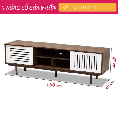 Kệ tivi thanh lịch hiện đại cho phòng ngủ SMLIFE Triton