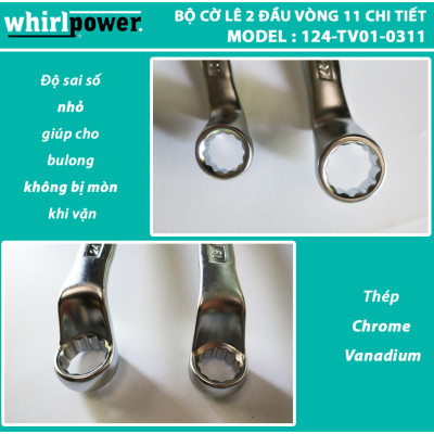 BỘ CỜ LÊ 2 ĐẦU VÒNG 11 CHI TIẾT WHIRLPOWER