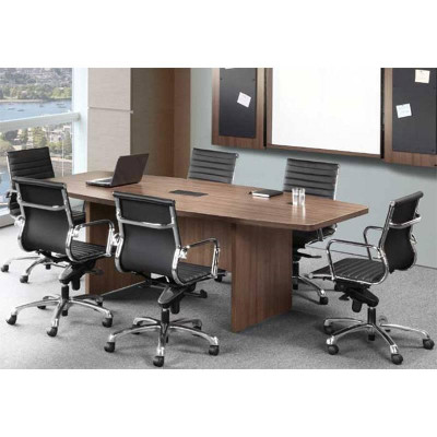 Ghế Da Lưng Thấp Chân Nhôm Đúc Cao Cấp IBIE IB07GA - Đen