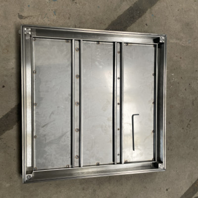 Nắp hố ga inox 500kg KT: 80x80cm- BẢO HÀNH 2 NĂM