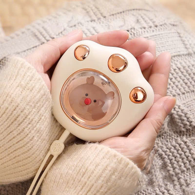 Máy Sưởi Ấm Tay Mini Hình Bàn Chân Mèo – Đồ Dùng Mùa Đông Sạc USB - HÀNG CHÍNH HÃNG MINIIN