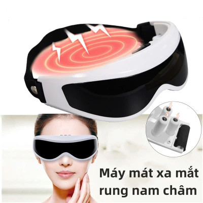 Kính Massage Mắt Cao Cấp Thư Giãn  – 9 Chế Độ Rung, Làm Dịu Mắt, Xóa Bọng Mắt & Quầng Thâm