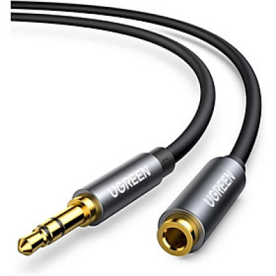 Ugreen UG50242AV190TK 3M 3 khấc Màu Đen Cáp âm thanh 3.5mm nối dài - HÀNG CHÍNH HÃNG