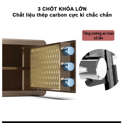 KÉT SẮT ĐIỆN TỬ THÔNG MINH E25, CHỐNG CHÁY, BẢO MẬT AN TOÀN CAO