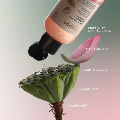 Nước sen Hậu Giang (toner) giúp phục hồi cho da rất nhạy cảm Cocoon 310ml