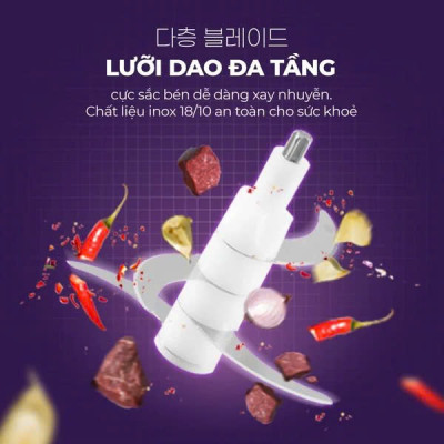 Máy xay thịt đa năng Gume Hàn Quốc- GM2252 Hàng chính hãng