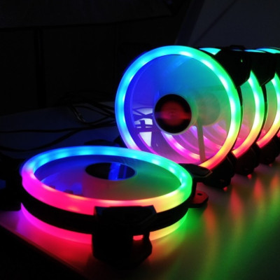 Bộ 6 Quạt + Khiển Coolmoon RGB V2 - Hàng nhập khẩu