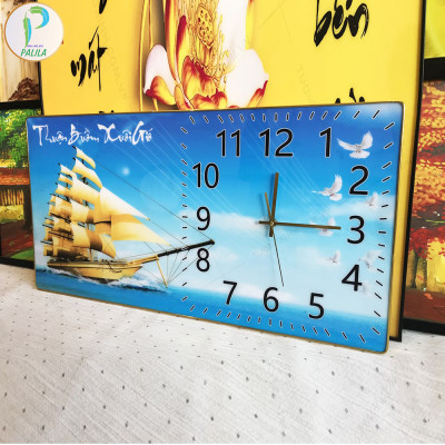 Đồng Hồ Giá Rẻ Treo Tường Phòng Làm Việc - Tranh Tráng Gương Động Vật Và Thiên Nhiên Nghệ Thuật