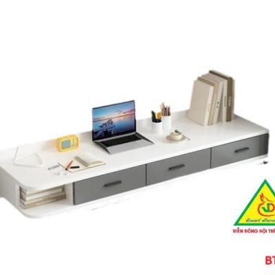 Bàn làm việc, bàn trang điểm treo tường bằng gỗ  BTT401 - Nội thất lắp ráp Viendong Adv