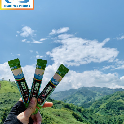 Nước Hồng Sâm Cát Cánh Komoko Hàn Quốc - Komoko Clean Stick - MYEONG KI SAM - Bảo vệ đường hô hấp - Hộp (500g) 50 gói x 10g - hàng nội địa, nhập khẩu chính ngạch