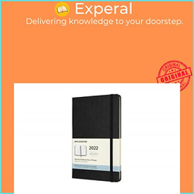 Sách - Moleskine 2022 12-Month Monthly Large Hardcover Notebook: Black by Moleskine (hardcover)