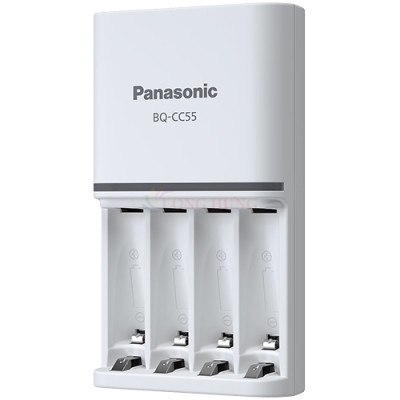 Bộ sạc pin Panasonic Eneloop AA 2000mAh K-KJ55MC40V2 (4 viên) - Hàng chính hãng