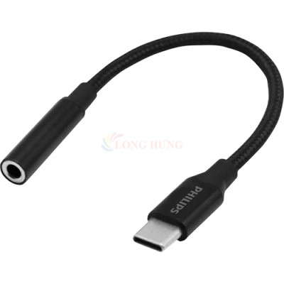 Cổng chuyển đổi Philips USB-C to 3.5mm Audio Cable SWA3010 - Hàng chính hãng