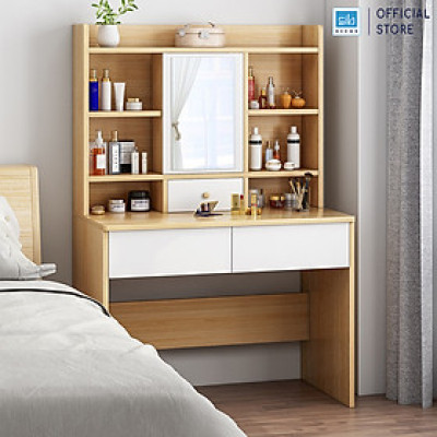 Bàn Trang Điểm, Làm Việc Đa Năng Hiện Đại Cỡ Lớn Thương Hiệu SIB Decor (Tặng Kèm Ghế) BTD11