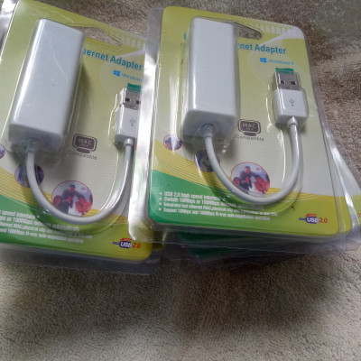 Cáp USB to LAN - Cáp nối từ cổng USB ra cổng mạng LAN - Cáp usb to LAN có dây, màu trắng - Hàng chính hãng