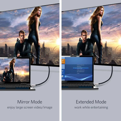Ugreen UG40433DP111TK 1.5M Màu Đen Cáp chuyển đổi Displayport 1.2 sang HDMI 2.0 cao cấp - HÀNG CHÍNH HÃNG