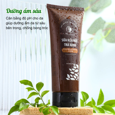 Bộ dưỡng trắng mịn da hữu cơ, sáng hồng da mặt, mịn màng body Wonmom (1 sữa rửa mặt + 1 cốt nghệ hạ thổ)