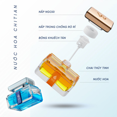 Nước Hoa Xe Hơi Chitian 80ML Nhập Khẩu Cao Cấp - Car Perfume Car Interior Aromatherapy