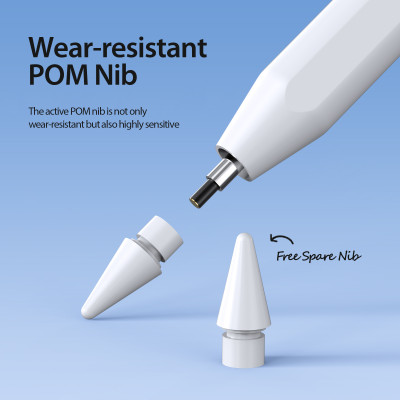 Bút cảm ứng cho Ipad 2024/ iPad Pro/ Ipad Air/ Ipad Mini/ Ipad Gen 6,7,8,9,10 Dux Dicis SP-06 Stylus Pen có màn hình_ Hàng Chính Hãng