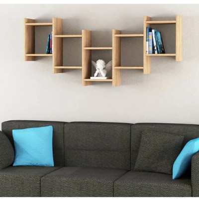 Kệ Gỗ Treo Tường Tundo CTKT517 KT 151x15x64cm