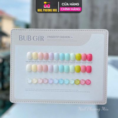 Set Sơn Gel Màu Nude BUBGIR 12 Màu Số 41 Tông Nâu thạch trà sữa Nude, Hồng Nude đậm , Đỏ Nude Chai 15ml Làm Nail Siêu Bóng Đặc Mướt, Tặng Bảng Màu