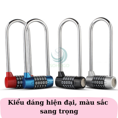 [VIDEO]- Ổ khóa số 5 số đổi mật mã, khóa hành lý, khóa cửa, tủ- CHỌN CỠ- Ổ khóa 5 số hình chữ U, khóa vali, khóa xe không cần dùng chìa- GIAO MÀU NGẪU NHIÊN