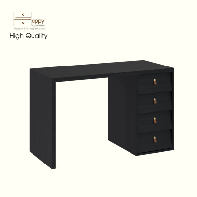HAPPY FURNITURE , Bàn làm việc 4 ngăn kéo - CALYN , BAN_153 , 120cm x 55cm x 75cm DxRxC