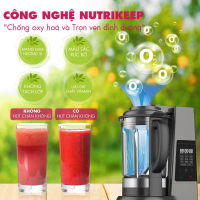 Máy Xay Nấu Chân Không Đa Năng Mishio MK307 - Hàng Chính Hãng