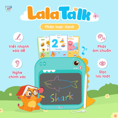 Đồ Chơi Máy Đọc Thẻ Flashcard Song Ngữ Học Tiếng Anh Lalatalk Kết Hợp Bảng Viết Tự Xóa Thông Minh - Lalala Baby