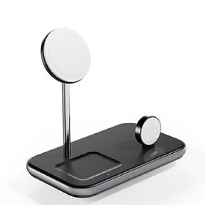 Bộ đế sạc CHOETECH T589-F Mag-Safe 3 in 1 (hàng chính hãng)