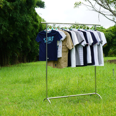 GIÁ PHƠI ĐỒ DUY LỢI 1 NHÁNH INOX (Qùa tặng 10 móc áo)