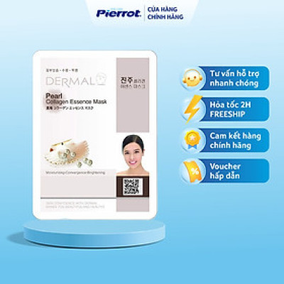 [ Mua 10 tặng 2 ] Mặt nạ dưỡng da Dermal tinh chất ngọc trai 23gram