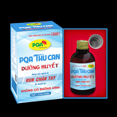 PQA Thư Can Dưỡng Huyết không đường kính 250ml là dược phẩm thảo dược cho người bị run chân tay do huyết hư, thiếu máu, sản phẩm không có đường kính dành cho người bị tiểu đường sử dụng.