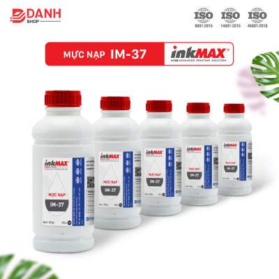 COMBO 5 BÌNH- Mực nạp/ đổ InkMAX IM37 chuyên nạp các dòng HP 35A, 36A, 78A, 83A, 85A, 88A. – Canon LBP CRG 312, 325, 328, 327, 26a, 48a, 79a, 76a, 337-HÀNG CHÍNH HÃNG