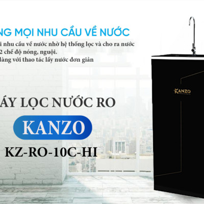 Máy Lọc Nước R.O Hydrogen KANZO KZ-RO-10C-HI 10 Lõi Hàng chính hãng